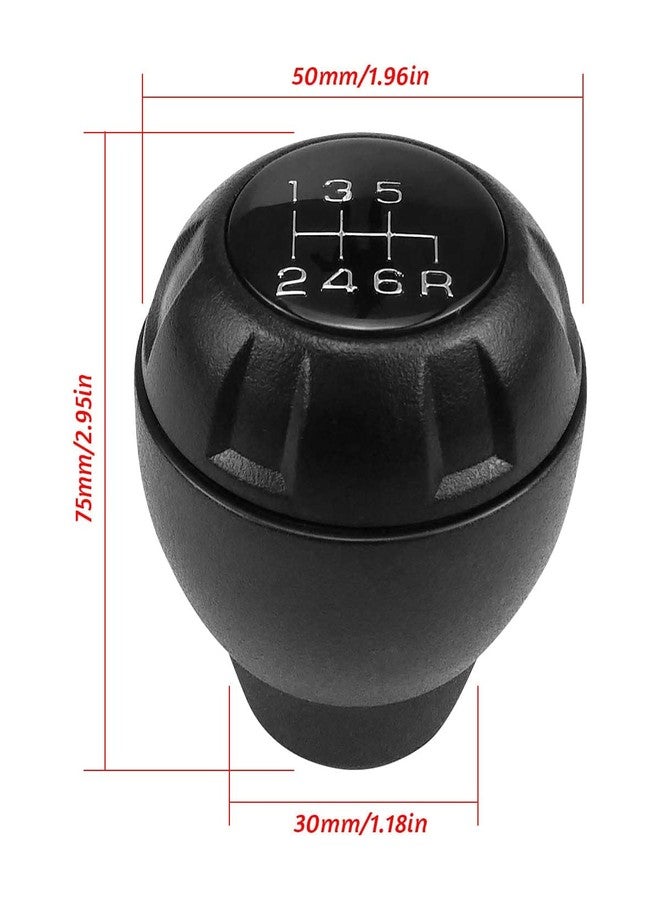 TIKSCIENCE Manual Transmission Shift Knob 6 Speed Fit for Jeep Wrangler JK 3.8L 2007 2008 2009 2010 Replace 52060485AG - Image 5